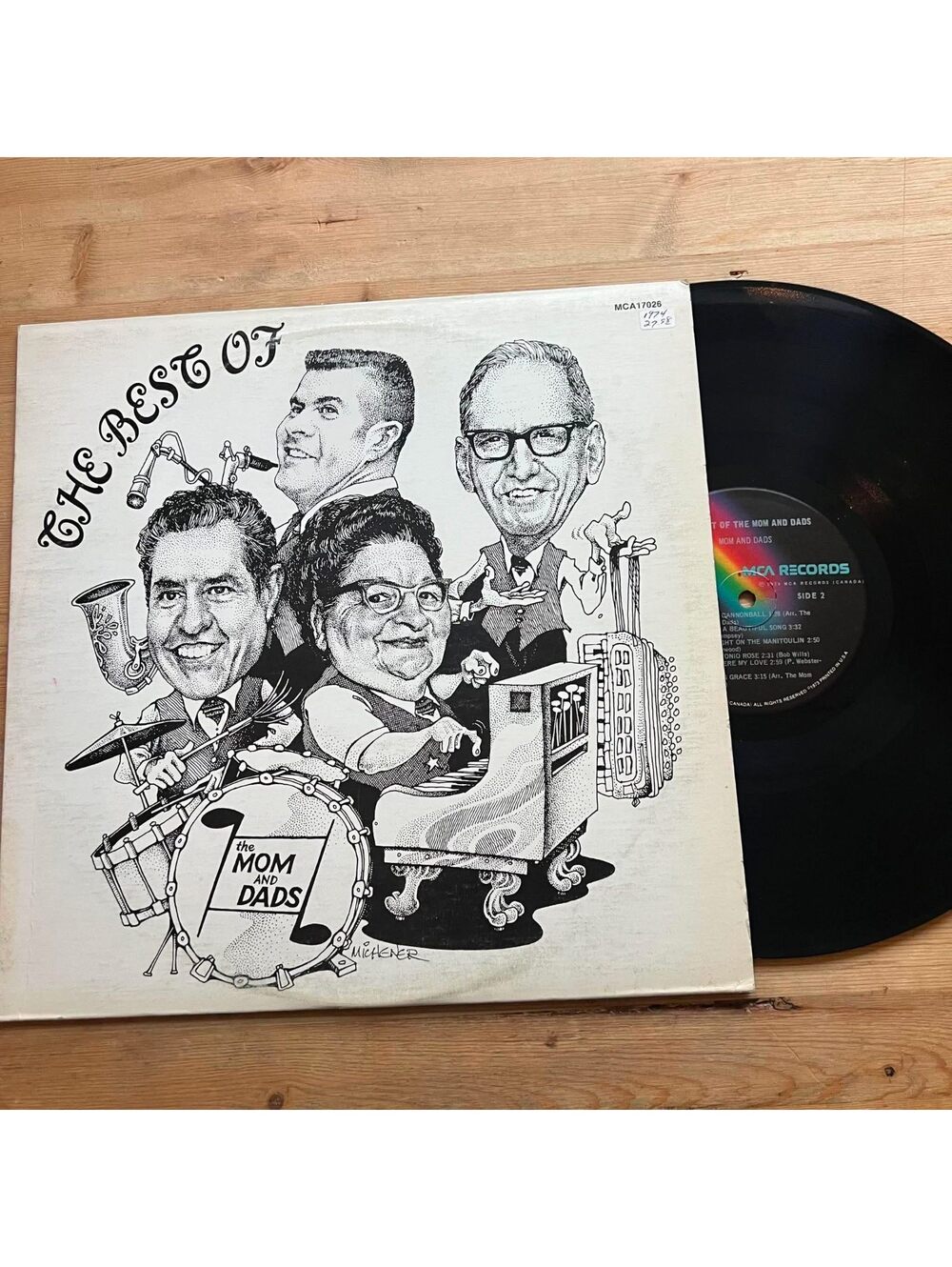 The Moms and Dads - The Best of The Moms and Dads 33rpm VG+ VR15